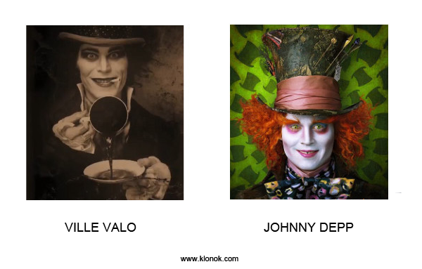 Ville Valo - Johnny Depp
 
Ville Valo - Johnny Depp