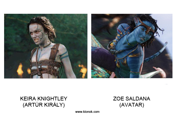 Keira Knightley - Zoe Saldana
 
